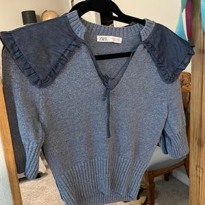Zara knit blouse